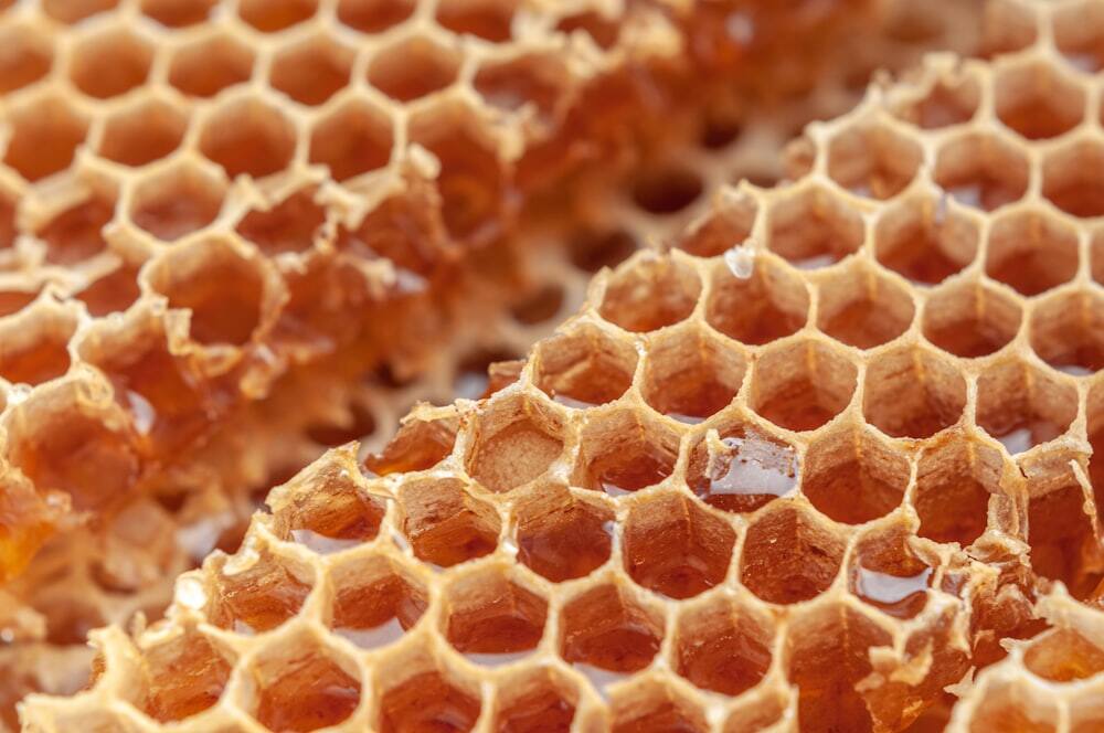 Raw honeycomb