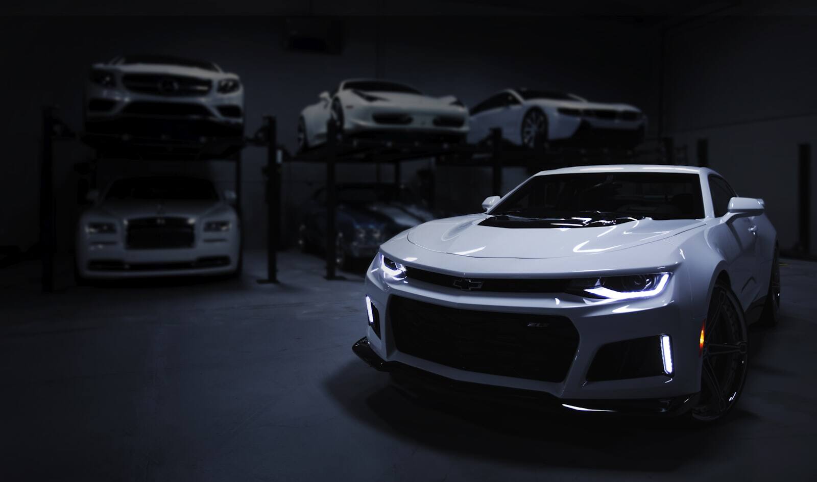 Automotive launch film still on the grading monitor